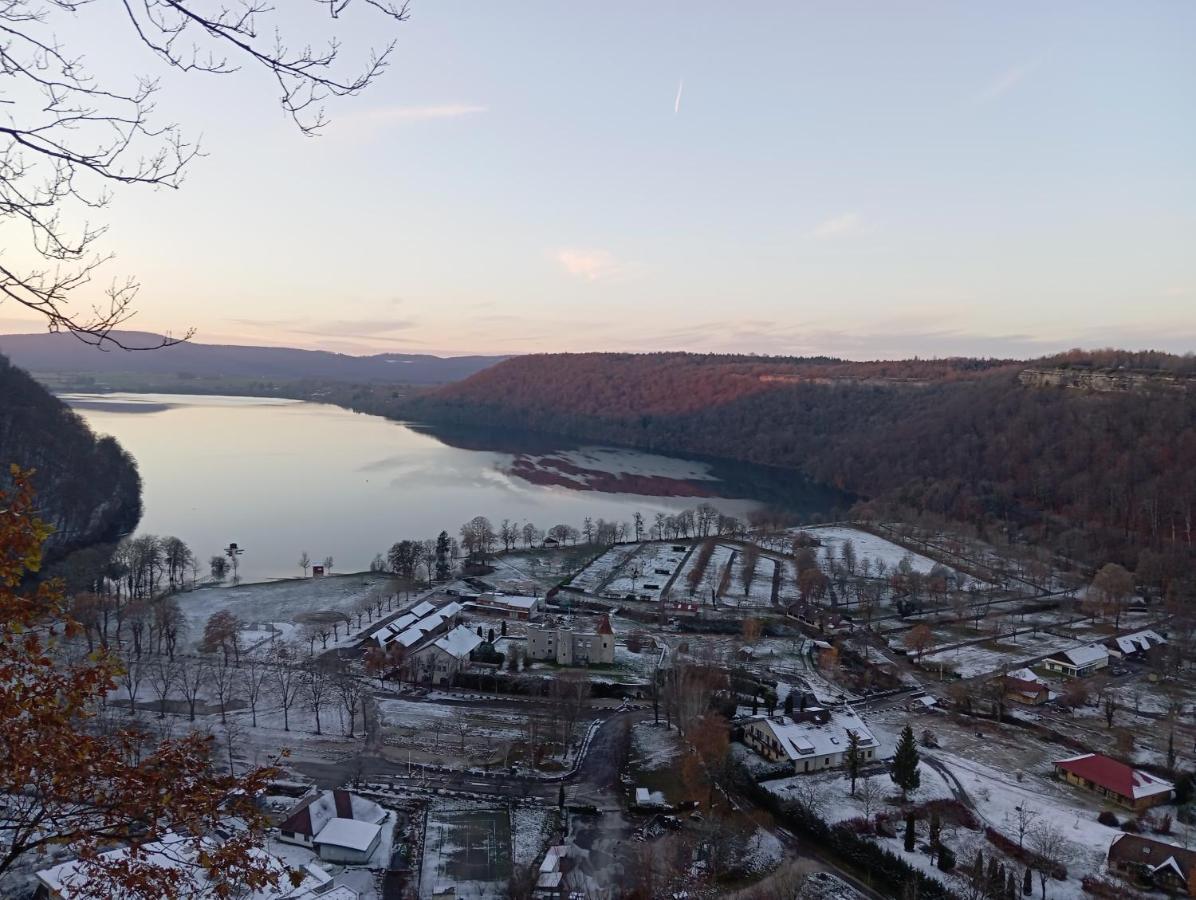 La P'Tite Maison Bois Du Herisson Menetrux-en-Joux エクステリア 写真